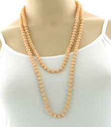 Beads Glass Long Necklace