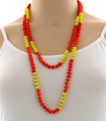 Beads Glass Long Necklace