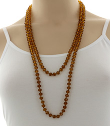 Beads Glass Long Necklace